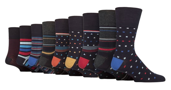 Paquete de 9 calcetines de bambú para hombre - SOMRM080910 - Image 1
