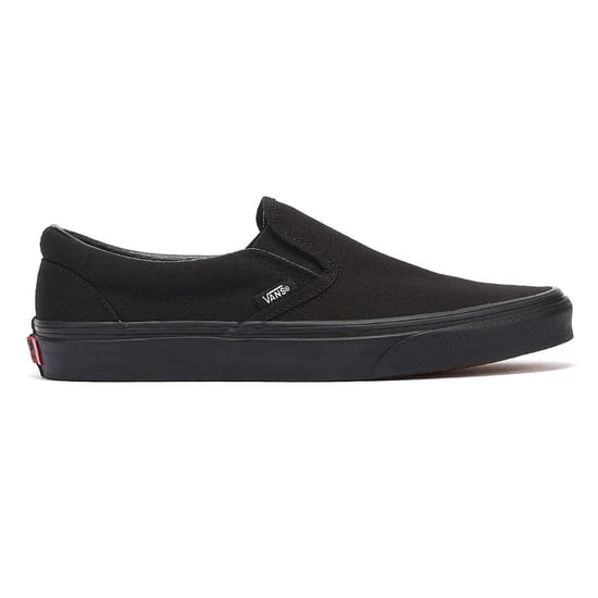 Vans Classic Slip-On Unisex True Black Canvas Skate Trainers - Image 4