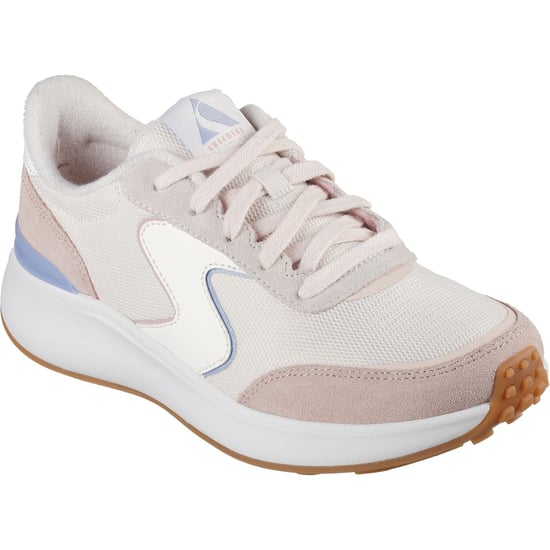 Skechers BLVD Retro Runner Leather Women's Light Pink/Purple Trainers - Image 1