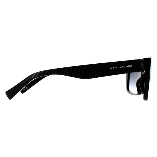Marc Jacobs Rectangle Unisex Negro Gris Oscuro Color degradado Gafas de sol - Image 4