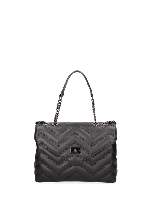 John Richmond Bolso de hombro Mujer BLACK AND GOLD - Image 1