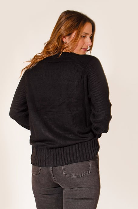 Supersoft Ribbed Trim Jumper