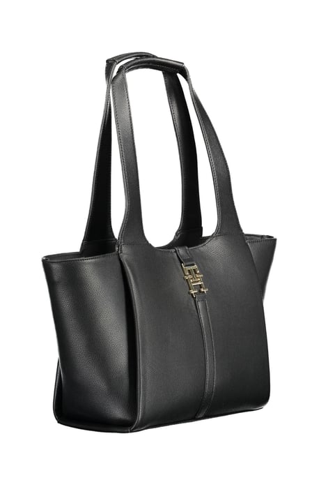 Bolso de mano de poliuretano negro para mujer Tommy Hilfiger - Image 3