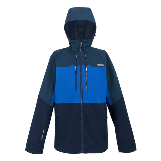 Regatta Mens Maland II Waterproof Jacket (Olympian Blue/Moonlight Denim) - Image 1