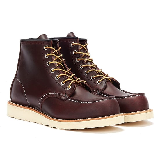 Red Wing Shoes Classic Moc Toe Excilbur Mens Black Cherry Boots - Image 1