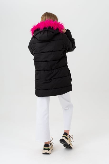 Hype Girls Black Bloom Crest Explorer Jacket