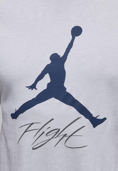 Camiseta Nike Jordan Jumpman Flight Blanca - Image 3