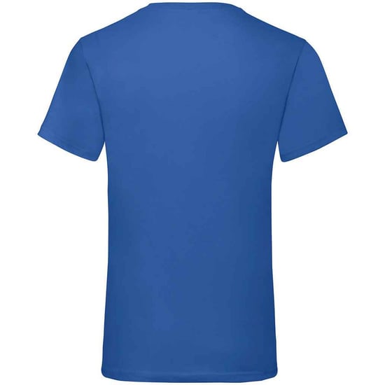 Fruit of the Loom Mens Value V Neck T-Shirt (Royal Blue) - Image 2