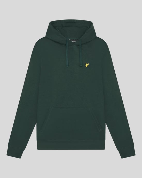 Lyle & Scott Branded Argyle sudadera con capucha verde azulado - Image 5