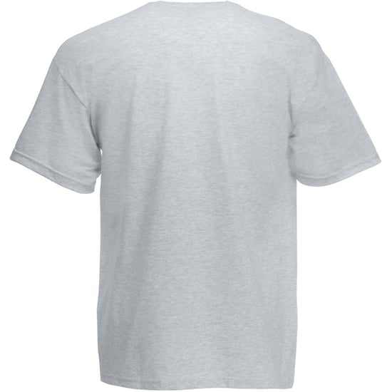 Fruit Of The Loom Mens Valueweight V-Neck, Short Sleeve T-Shirt (Heather Grey) - Image 2