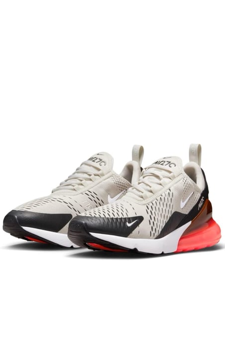 Zapatillas Nike Air Max 270, Negro/Hueso claro-Hot Punch - Image 4