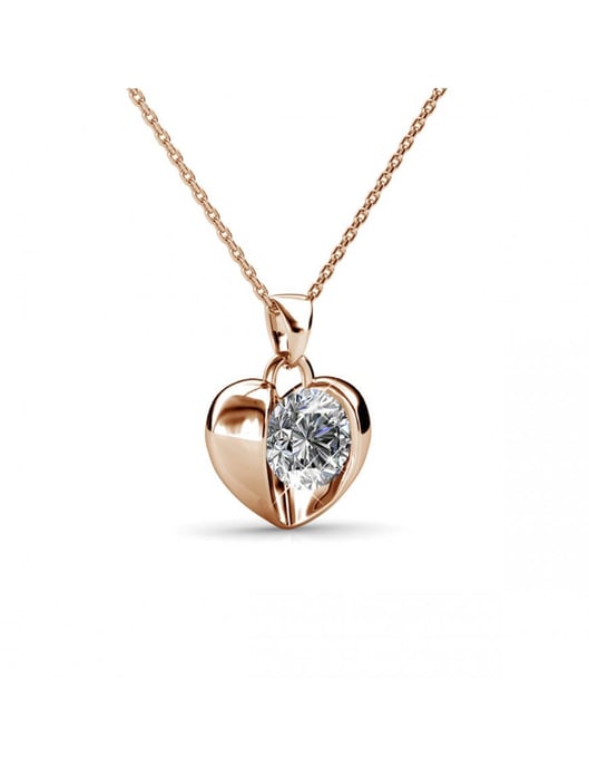 Colgantes Simply Love - Oro rosa y cristal - Image 3