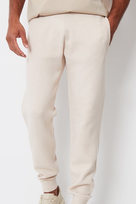Ecru 'Salford' Luxe Knitted Joggers