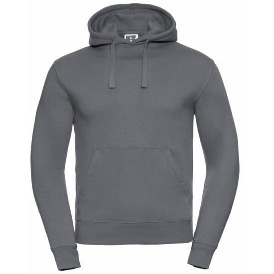 Russell Mens Authentic Hooded Sweatshirt / Hoodie (Convoy Grey)
