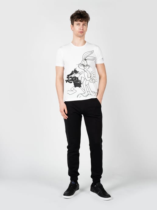 Iceberg Pantalones Sweatpants del hombre negro - Image 2
