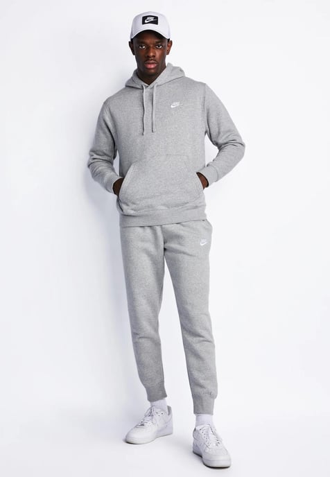 Chándal con capucha y sudadera con capucha en gris Club de Nike para hombre - Image 1