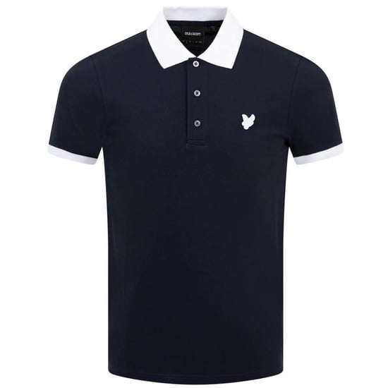 Lyle & Scott Polo Ringer azul marino oscuro - Image 1