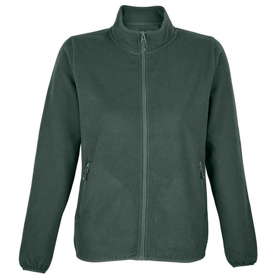 SOLS Womens/Ladies Factor Microfleece Recycled Fleece Jacket (Forest Green) - Image 1