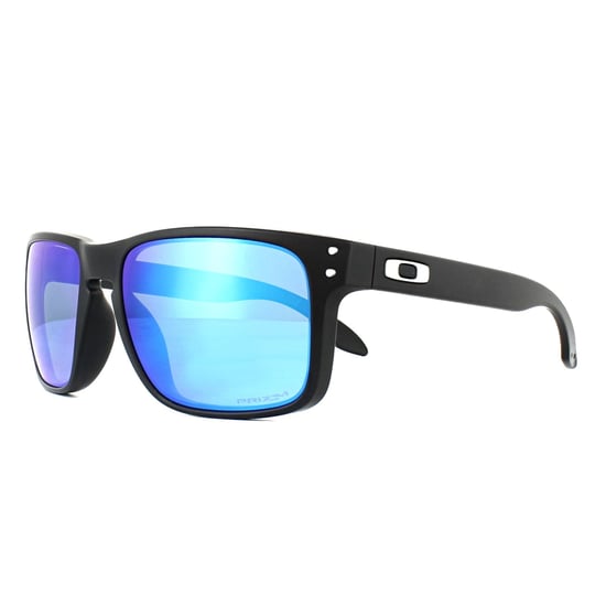 Gafas de sol polarizadas Oakley Rectangle para hombre en negro mate con lente Prizm Sapphire - Image 2