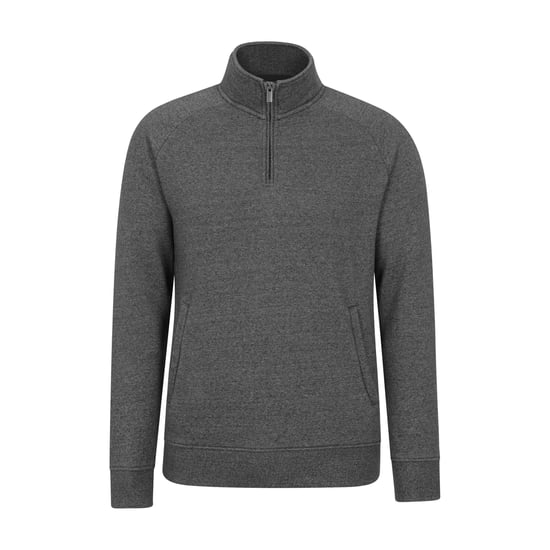 Mountain Warehouse Mens Bamburgh Half Zip Jumper (Charcoal)