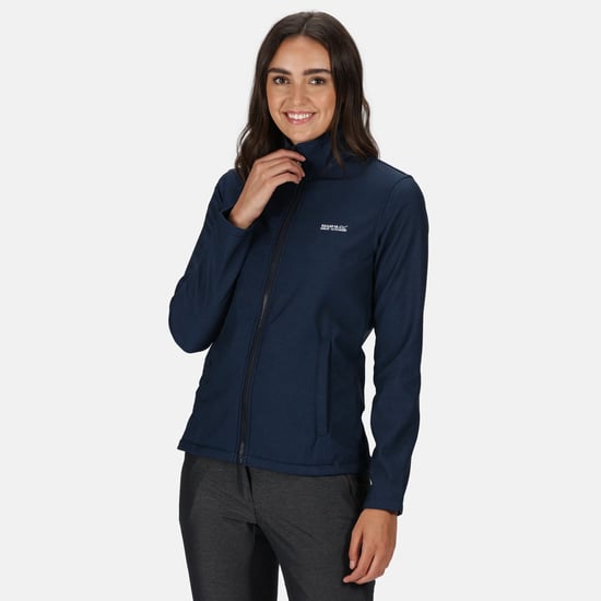 Regatta Womens/Ladies Connie V Softshell Walking Jacket (Navy Marl) - Image 6