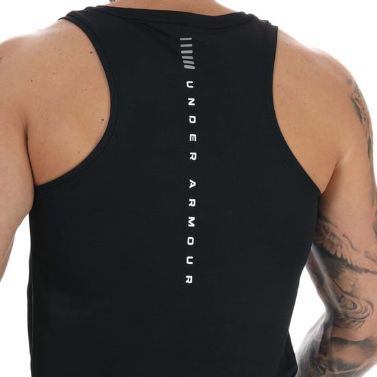 Chaleco de choque UA Speed Stride para hombre de Under Armour en negro - Image 6