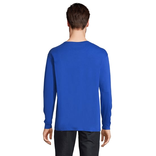 SOLS Mens Monarch Long-Sleeved T-Shirt (Royal Blue) - Image 2