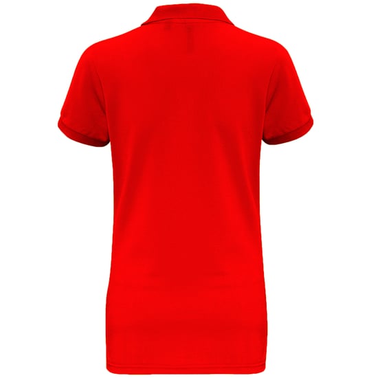 Asquith & Fox Womens/Ladies Short Sleeve Performance Blend Polo Shirt (Red) - Image 2