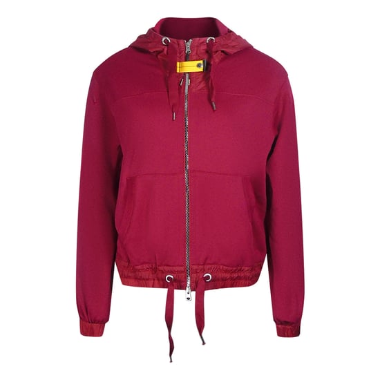 Parajumpers Zip Burgundy Hoodie