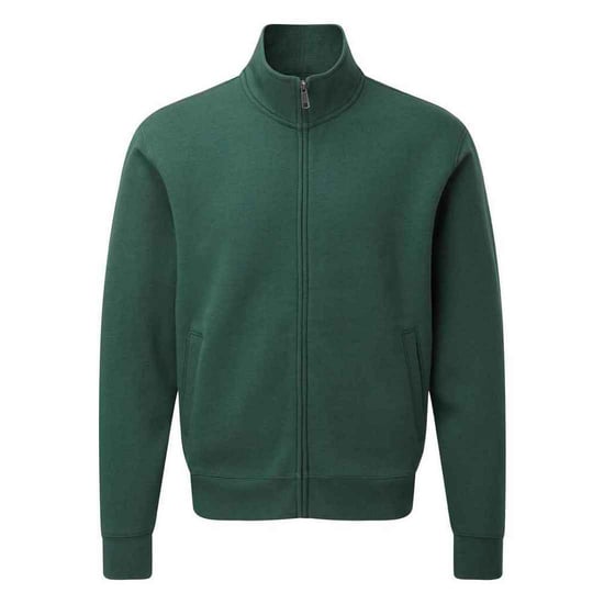 Russell Mens Authentic Sweat Jacket (Bottle Green) - Image 1