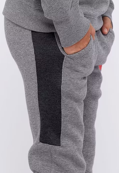 Conjunto completo de chándal Nike Air para niños en gris - Image 5