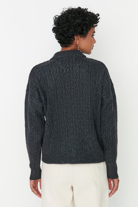 Trendyol Women's Hair Braid Sweater - Image 5