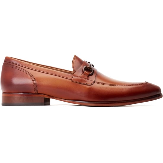 Base London Russo Leather Men's Burnt Tan Loafers - Image 5