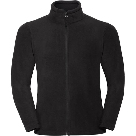 Russell Mens Full Zip Outdoor Fleece Jacket (Black) - Image 3