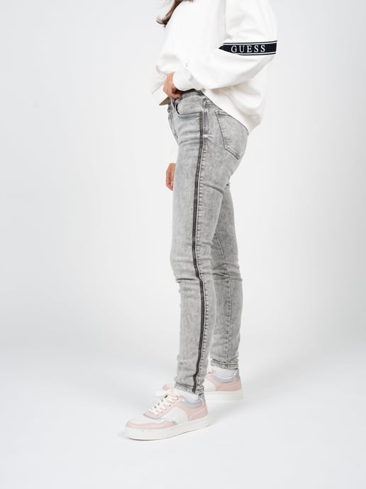 Guess Vaqueros Skinny Mid de mujer Gris - Image 4