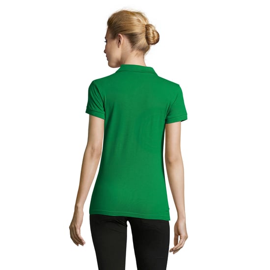 SOLS Womens/Ladies Perfect Polo Shirt (Kelly Green) - Image 2