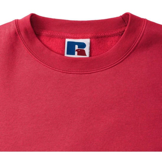 Russell Mens Authentic Sweatshirt (Slimmer Cut) (Classic Red)