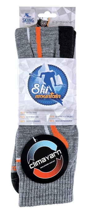 COMODO - Calcetines de Esquí de Lana Merino | Outdoor Snow Sports Climacontrol Knee High Socks | Hombre y Mujer - Image 2