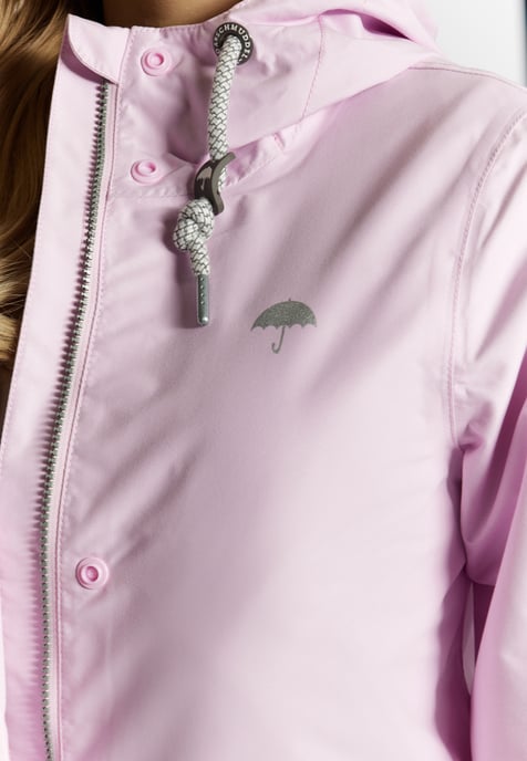 Schmuddelwedda raincoat women pastel pink - Image 5