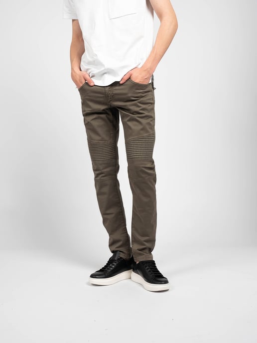 Antony Morato Vaqueros Racer del hombre verde, verde - Image 3