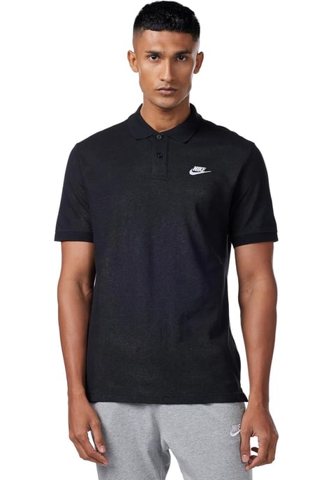 Polo negro para hombre Nike Sportswear Club - Image 1