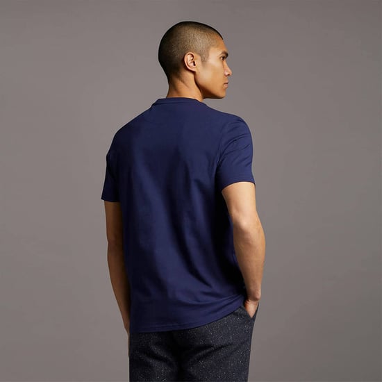 Camiseta Marineblaues con Lyle and Scott-Markenlogo en el Brust - Image 2