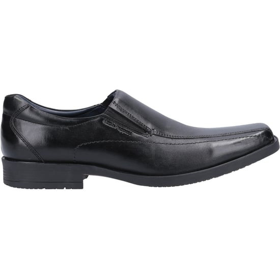 Hush Puppies Boys Brody Leather Shoes (Black) - Image 4