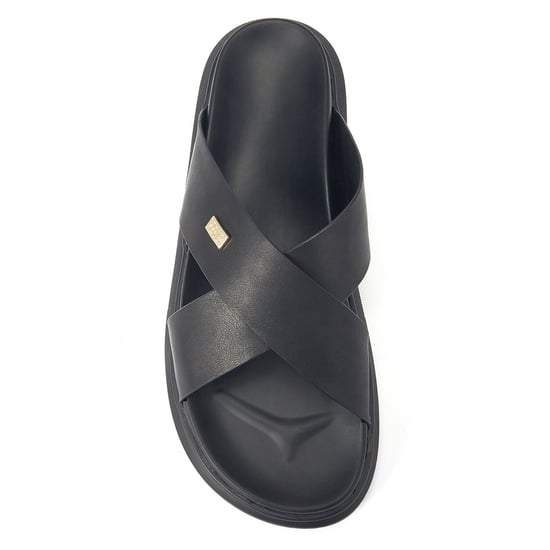 Leanna Nappa Black Sandals