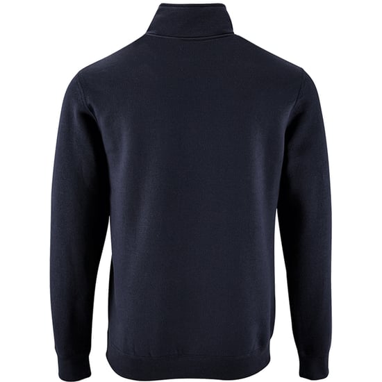 SOLS Mens Stan Contrast Zip Neck Sweatshirt (French Navy) - Image 2