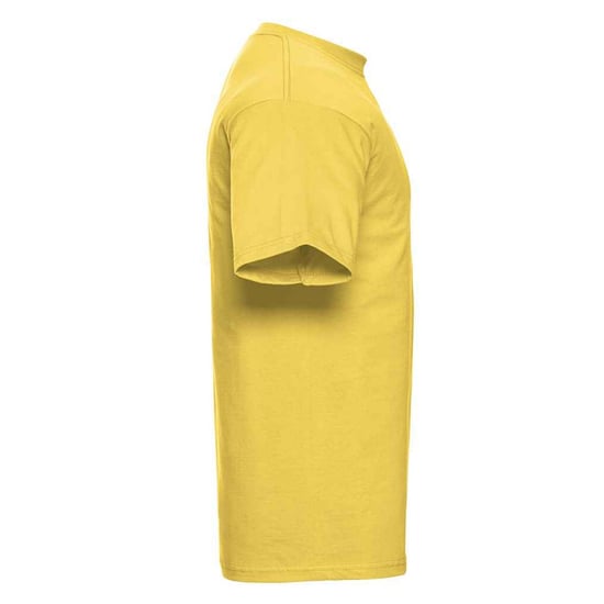 Russell Mens Ringspun Cotton Classic T-Shirt (Yellow) - Image 3