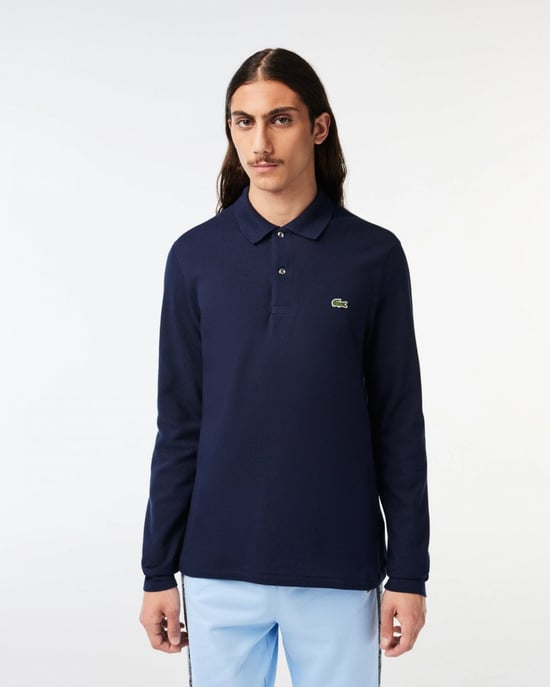 Lacoste Original L.12.12 Mens Long Sleeve Cotton Polo Shirt - Image 1