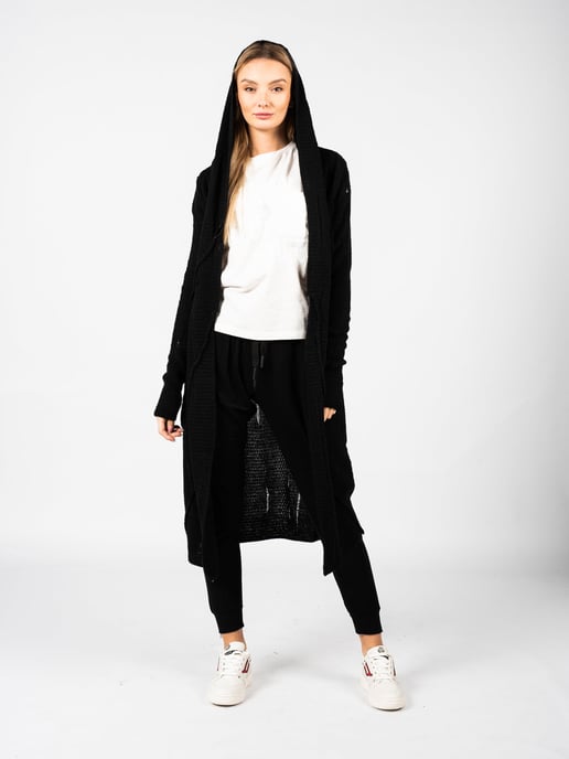 La Haine Inside Us Cardigan Unisex Woman's Black