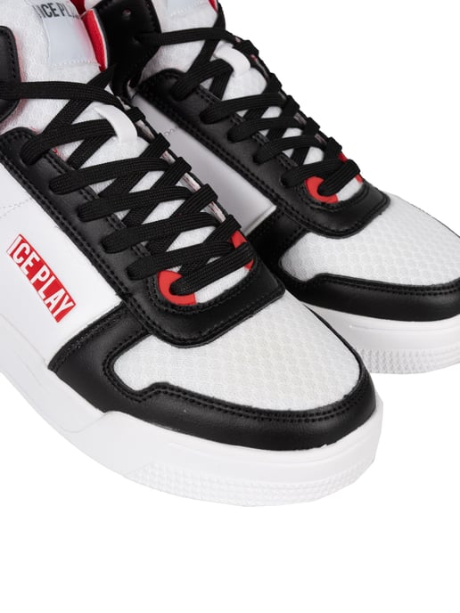 Ice Play Zapatillas del hombre negro, Blanco - Image 5