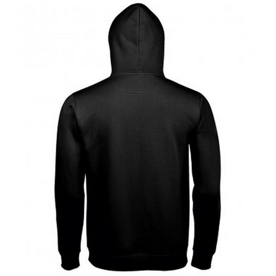 SOLS Unisex Adults Spencer Hooded Sweatshirt (Black) - Image 2